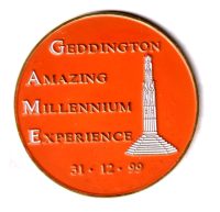 Geddington Amazing Millennium Experience badge/ticket